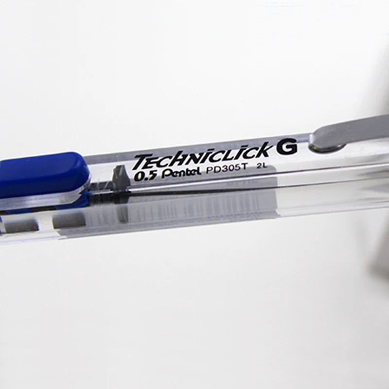Pentel Tecniclick PD305T механический карандаш 0,5 мм свинцовое боковое действие Япония черный/синий цвет