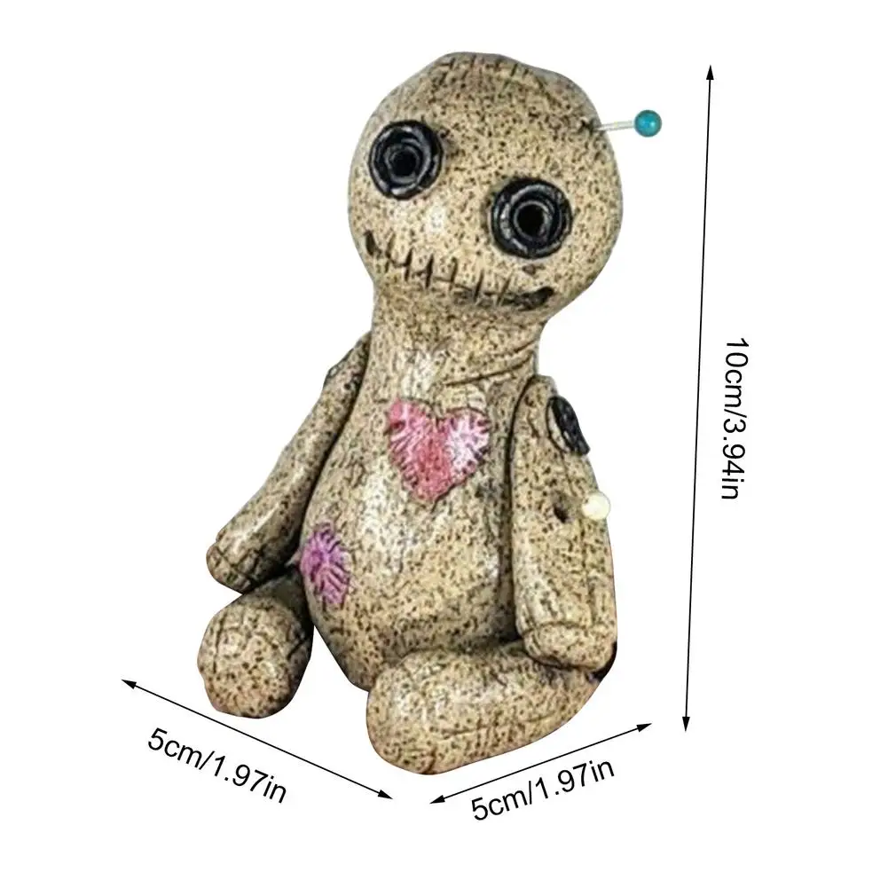 Voodoo Doll Cone Burner Incense Desktop Resin Ornament Handmade Carft Ornaments Decorative Props Home Decoration Censer | Игрушки и