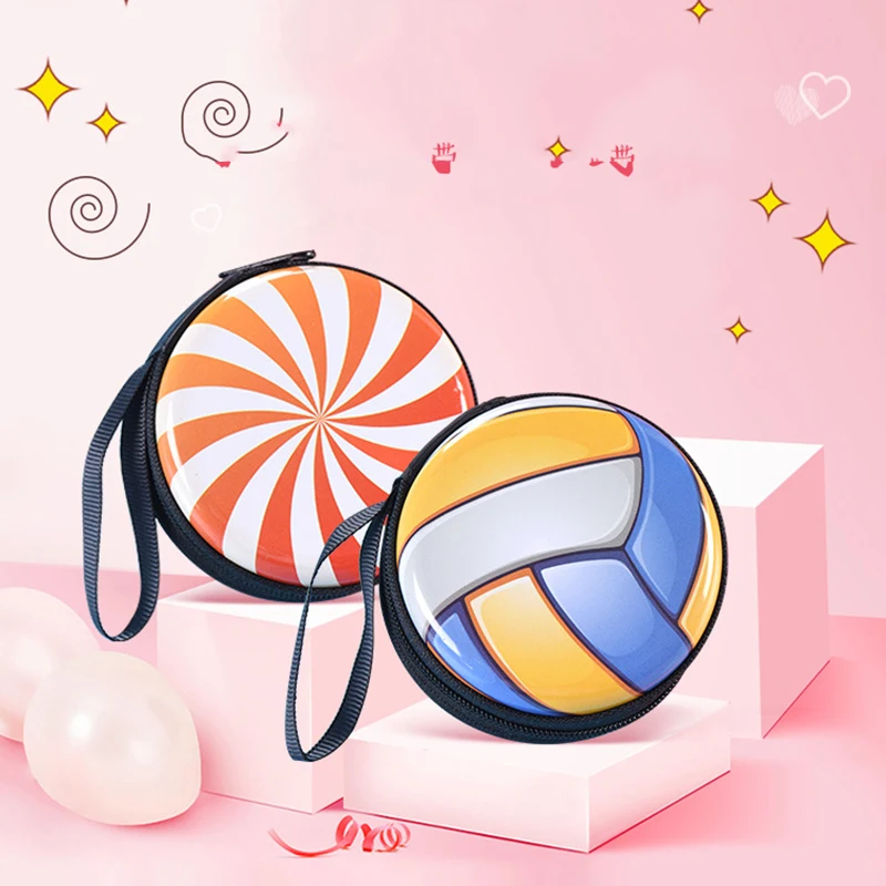 

Lovely Women New Coin Bag Canvas Storage Football Basketball Mini Pouch Coin Bag Change Wallet Purse Hasp New Design Wallets