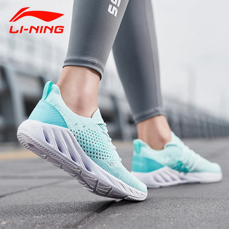 Li-Ning/женские LN-ARC кроссовки для бега с подкладкой из одноцветной пряжи; дышащая Спортивная обувь; кроссовки, напоминающие носок; ARHP048 XYP923