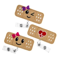 nurse badge reel holder 3 pack rn badge band aid badge reel perfect nurse gifts for women