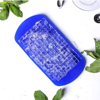 160 silicone ice cube tray with lid ice cube mold food grade silicone whiskey cocktail drink chocolate ice cream maker party bar