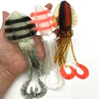 Мягкая Рыболовная Приманка 12 см15 см18 см, светящаясяУФ-приманка для кальмара, рыболовные приманки, приманки для тунца, приманки для морской рыбалки, воблер, приманка