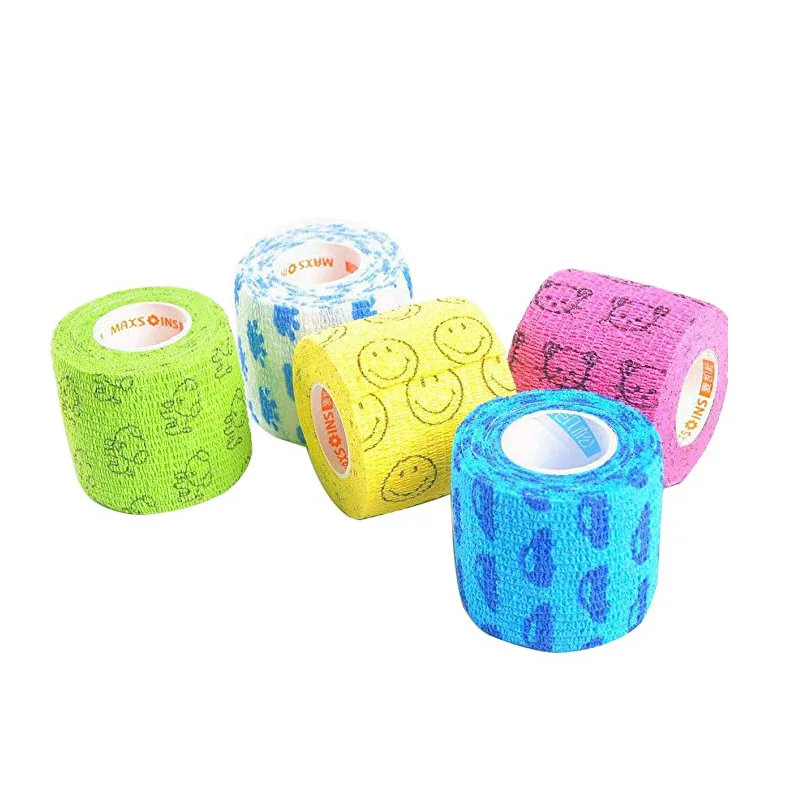 4 5 м самоклеющиеся эластичные повязки Женская обувь с милым рисунком спортивные