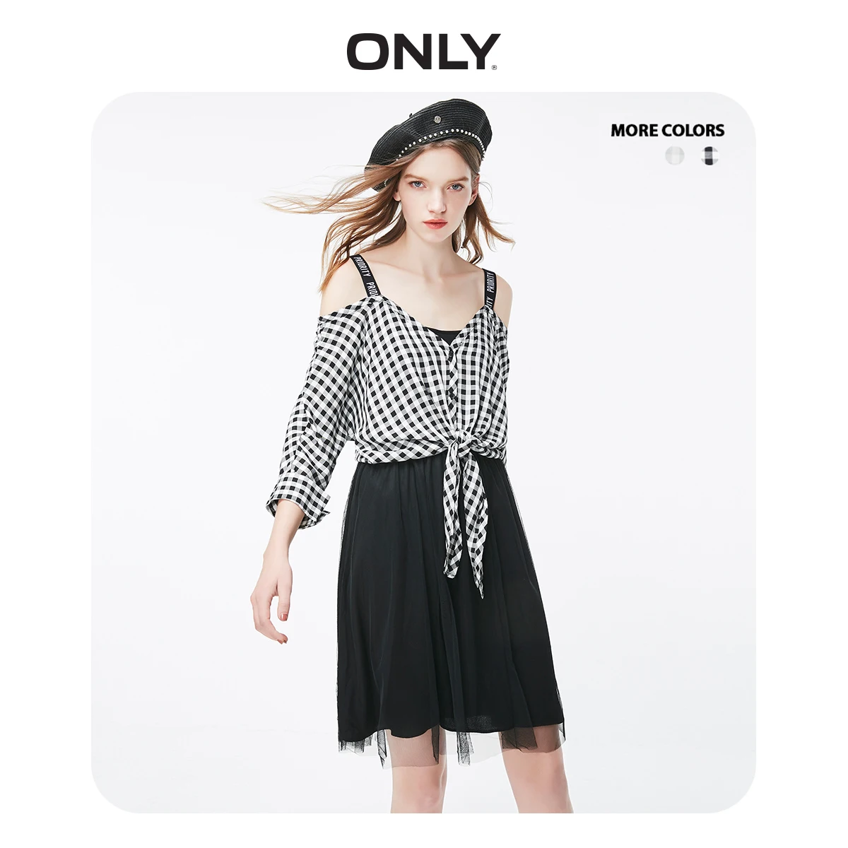 Женское платье из двух частей с V-образным вырезом | Женская одежда