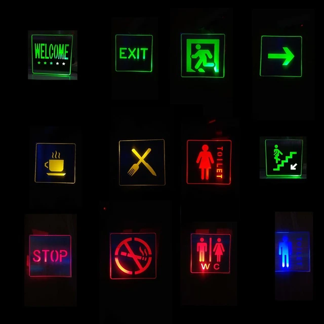 Indicatore Luminoso Per Uscite Di Emergenza - Segnale Orientamento Sinistra/Destra Per Hotel E Ospedali - Foto 3