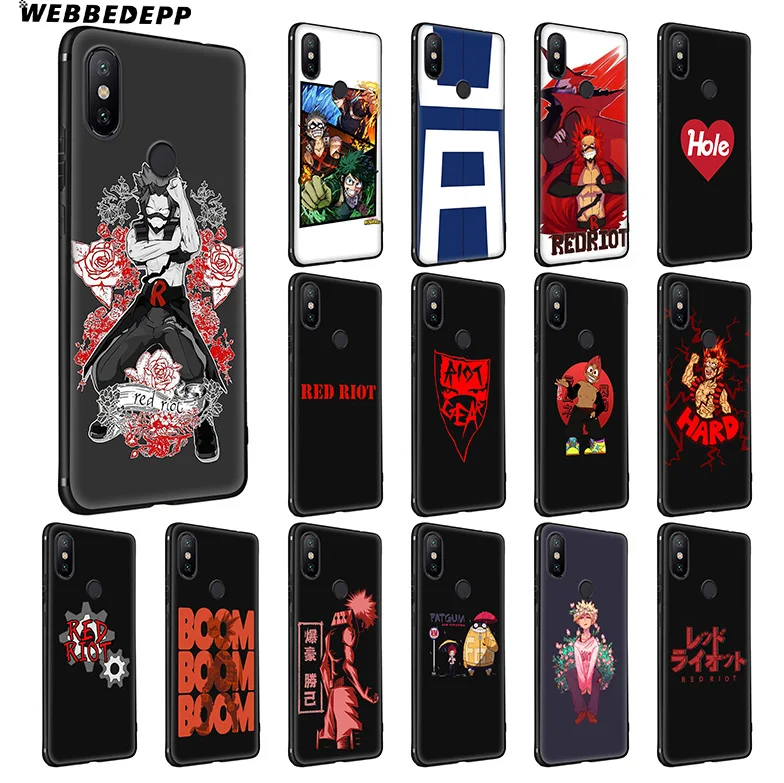 Аниме Red Riot мягкий чехол для Xiaomi mi a1 A2 A3 9T Pro CC9 CC9E и 7A K20 Note 8 |