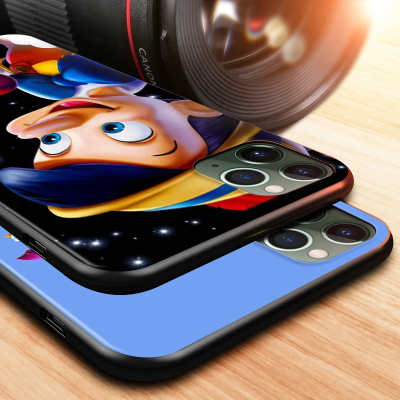 

Disney Cute Pinocchio Anime for Apple iPhone 12 Mini 11 XS Pro Max X XR 8 7 6 6S Plus SE 5 5S Black Phone Case