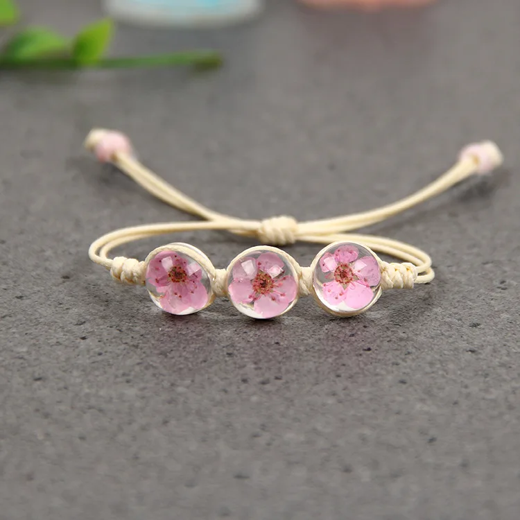 Браслет из натурального белого хрустального камня многоцветный вечный Цветок