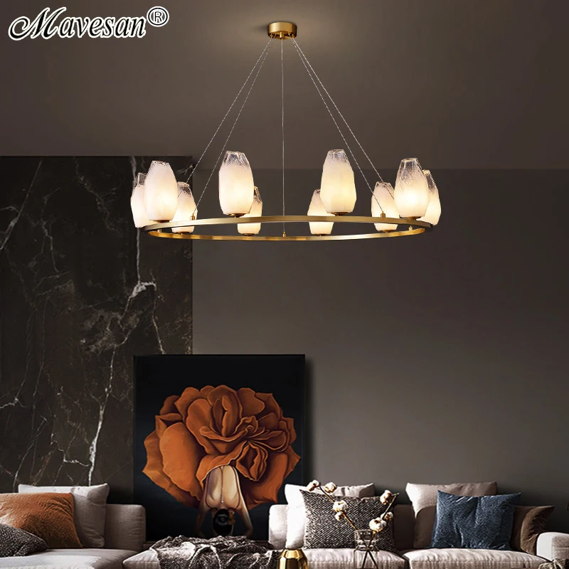 

Новый 6/8/10 головок светодиодный хрустальная люстра блеск поверхности для Спальня Обеденная Ресторан Лофт Крытый декоративный светильник