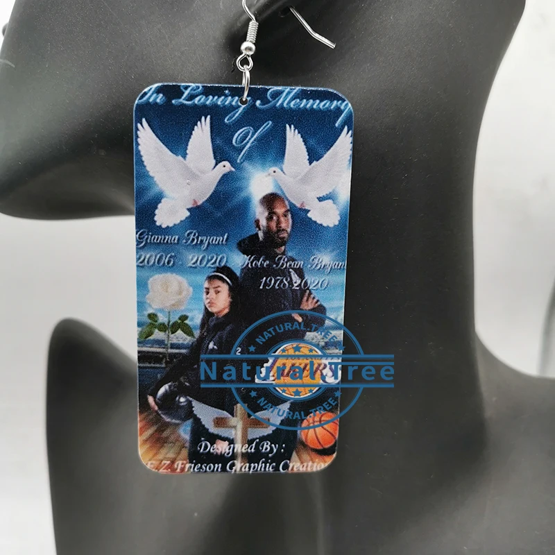 Бесплатная доставка! Деревянные серьги в виде прямоугольной звезды