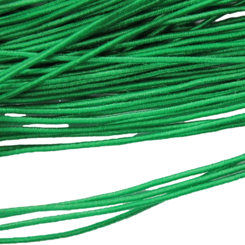 

AaaZee 50 ярдов 0,8 мм темно-зеленая эластичная лента для украшения волос своими руками художественные изделия эластичные шнуры (Два пряди)