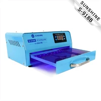 UV Curing Box SUNSHINE S-918B Ultra Violet Light Closed Curved Screen Cover OCA Laminated Shadowless Glue Oven Phone Repair Tool