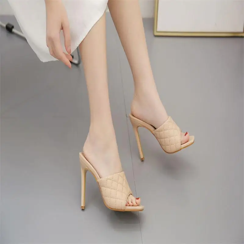 Женские сандалии на высоком каблуке Прошитые стразами 2020|Боссоножки и сандалии| |