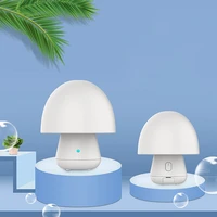 the mushroom shape personal air purifiers for car with led light hepa filter for allergies and pets hair smokewhite