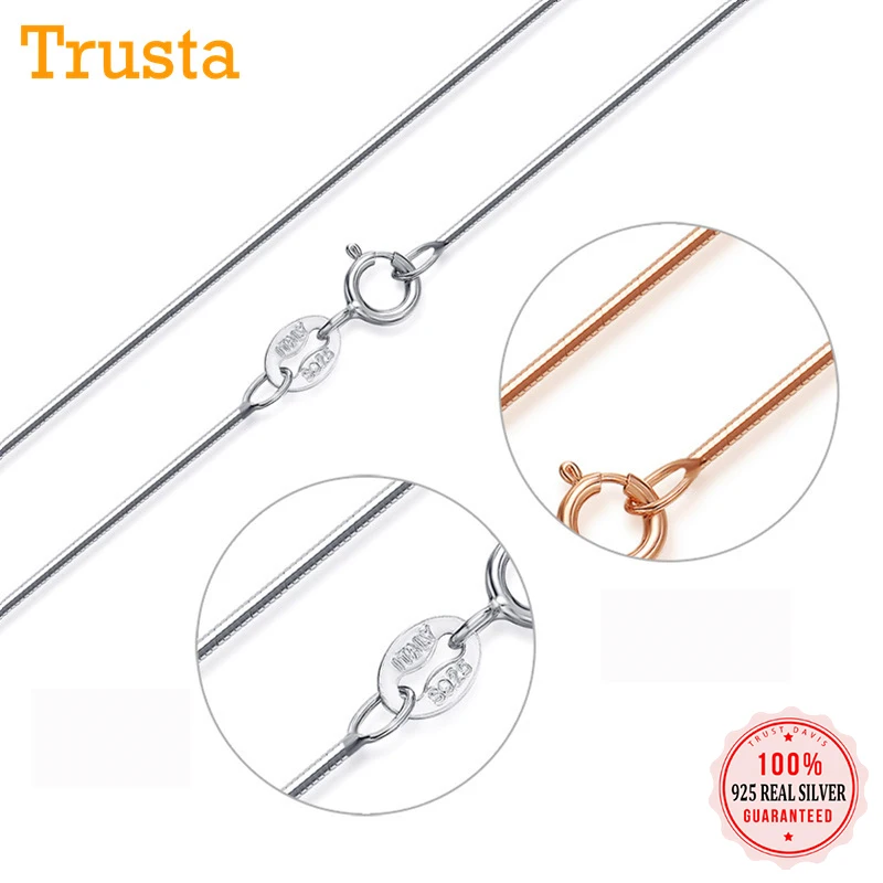 Trustdavis модные ювелирные изделия из стерлингового серебра 100% пробы змеиная