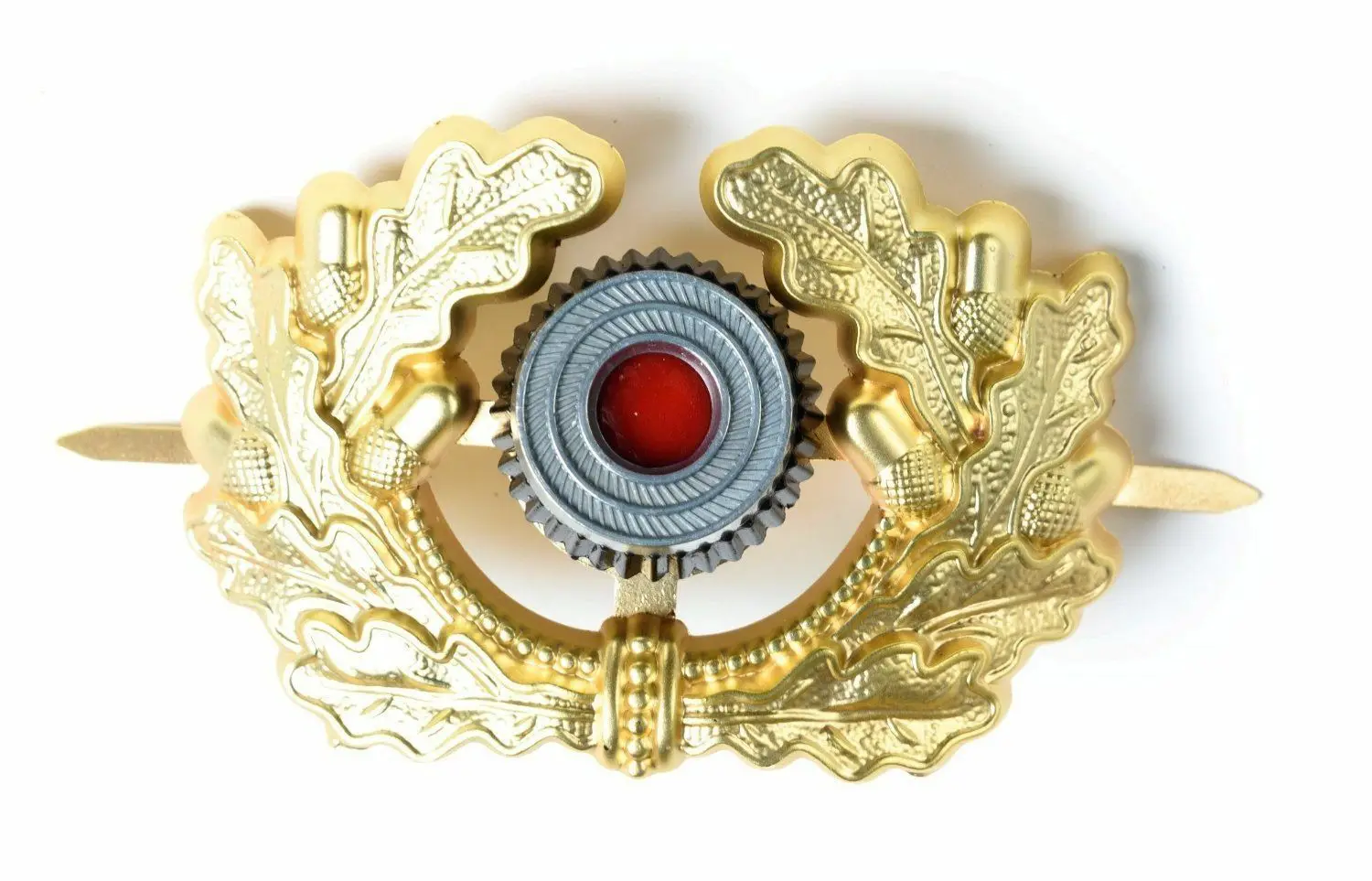 WW2 немецкая Кепка с козырьком значок золотого армейского офиса униформа венок