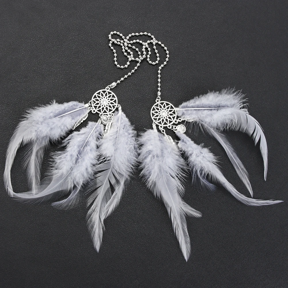 Автомобильная подвеска Ловец снов ветряные колокольчики украшение с перьями