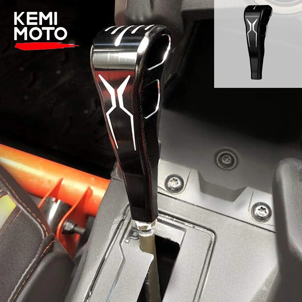 Для Can Am Maverick X3 MAX R Turbo заготовка алюминиевая Черная рукоятка рычага переключения