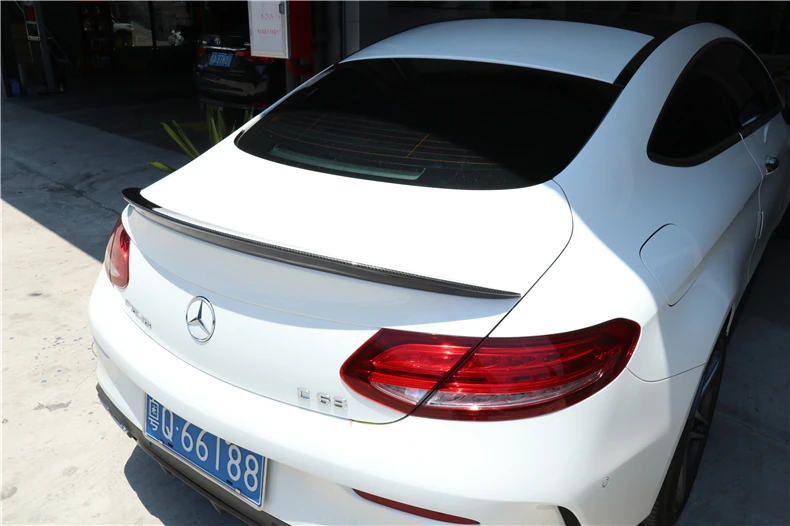 Спойлеры из углеродного волокна для Mercedes-Benz W205 C-Class Coupe C200 C300 C63 2015-2019 спойлер