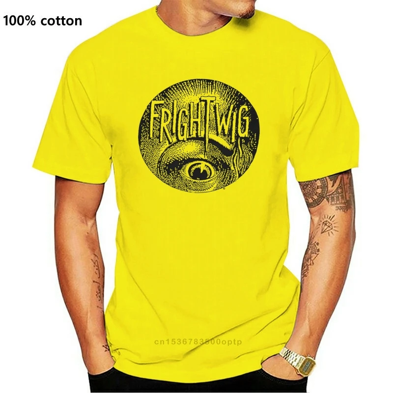 

Freeship New Popular Frightwig Rock Band Shirt Feminist Inspired Log Full Size Basic Models Tee Shirt