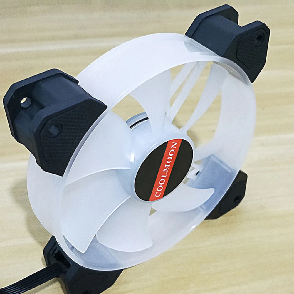 Охлаждающий вентилятор COOLMOON 120 мм с RGB-подсветкой 6 контактов 12 В корпус