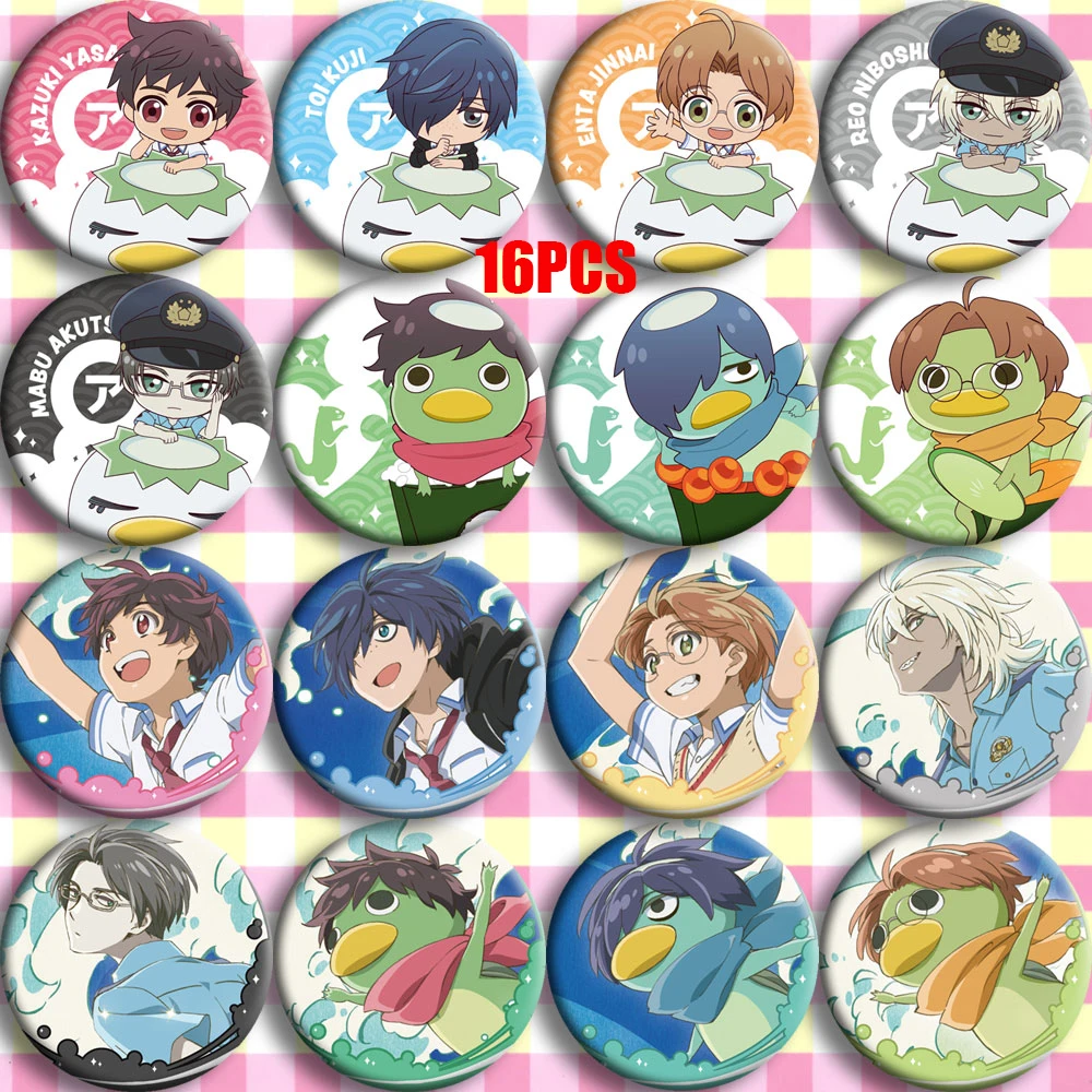 Костюм для косплея аниме SARAZANMAI Yasaka Kazuki Kuji You Jinnai Enta Niiboshi Reo Badge