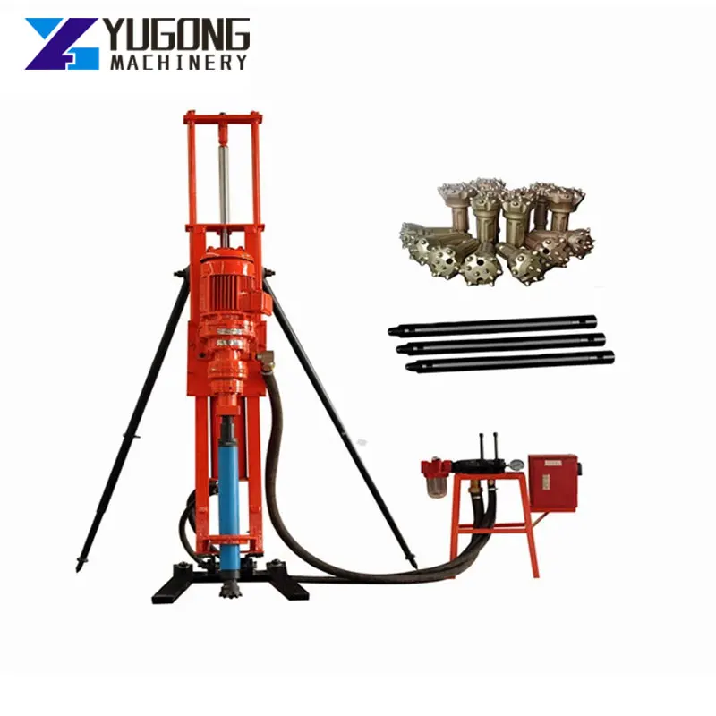 

YGD-70 Portable Open-Air Blasting Hole DTH Drilling Rig Electric Borehole Drill Rig Machinery for Construction Quarry Rock Blast