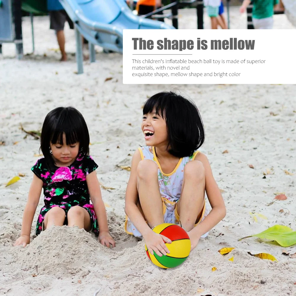 

1pc Child Inflatable Child Basketball Kid Basketball Kids Plaything