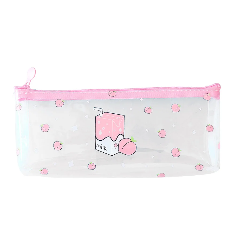Творческий Простой маленький свежий Карандаш Чехол прозрачный пенал большой