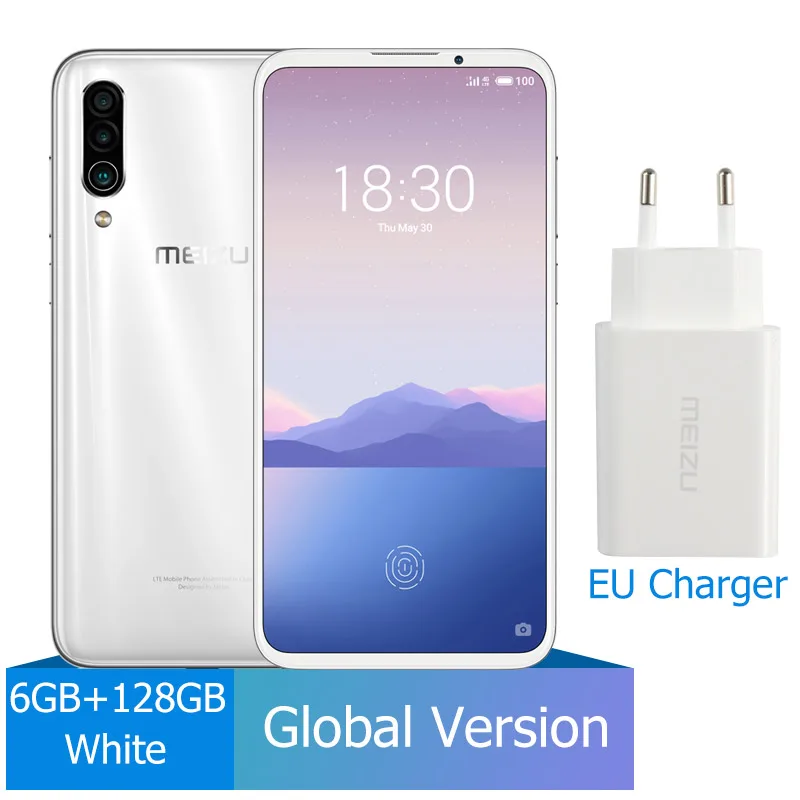 128G White Meizu 16xs s глобальная версия Meizu16xs 6GB 128GB Смартфон Snapdragon 675 48MP Тройная камера Android телефон Быстрая зарядка - Цвет: 128G White