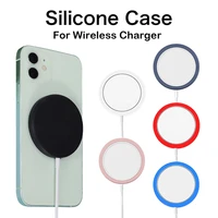 20w wireless magnetic charger for iphone 13 12 11 pro max mini xr x xs max 7 8 plus fast wireless charging liquid silicone case