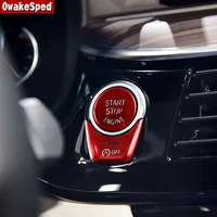 start stop engine buttons sequins decoration cover trim for bmw 5 series g30 2018 2021 car styling interior accessories