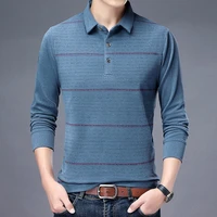 ymwmhu 2022 new fashion autumn thin men polo shirt long sleeve business shirt fashion casual male polo shirt korean clothing