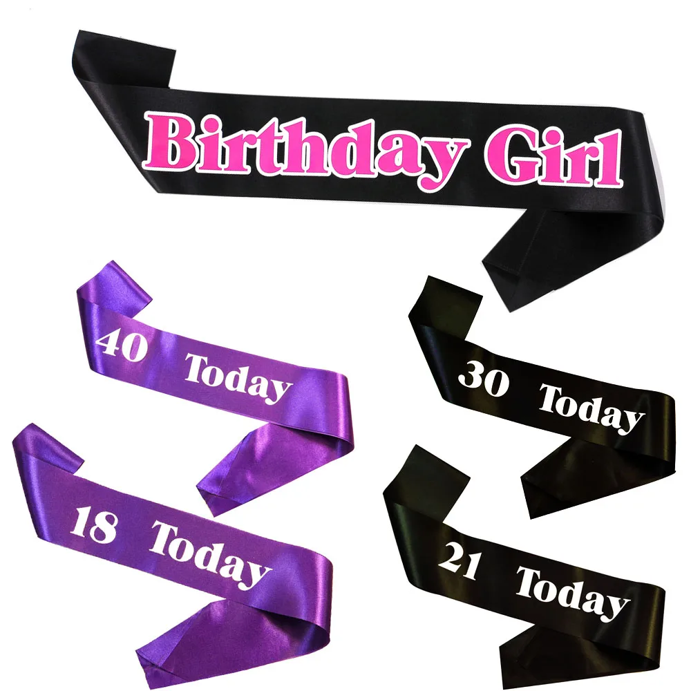 Вечерние украшения 5 шт. лента для дня рождения брошь принцессы девочек на день