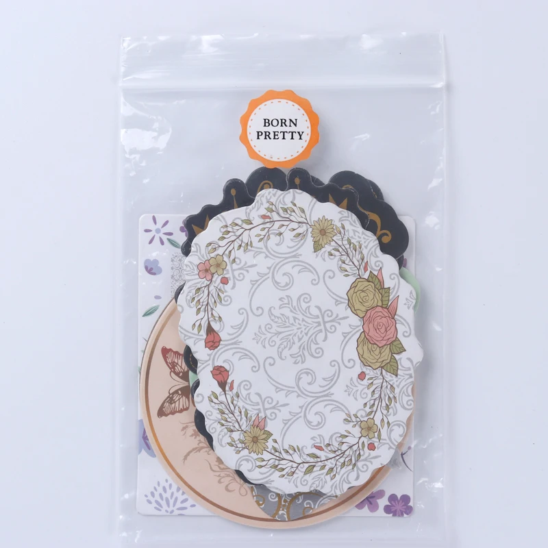 1/8 шт. набор инструментов для маникюра в Европейском стиле жесткая бумага дизайна