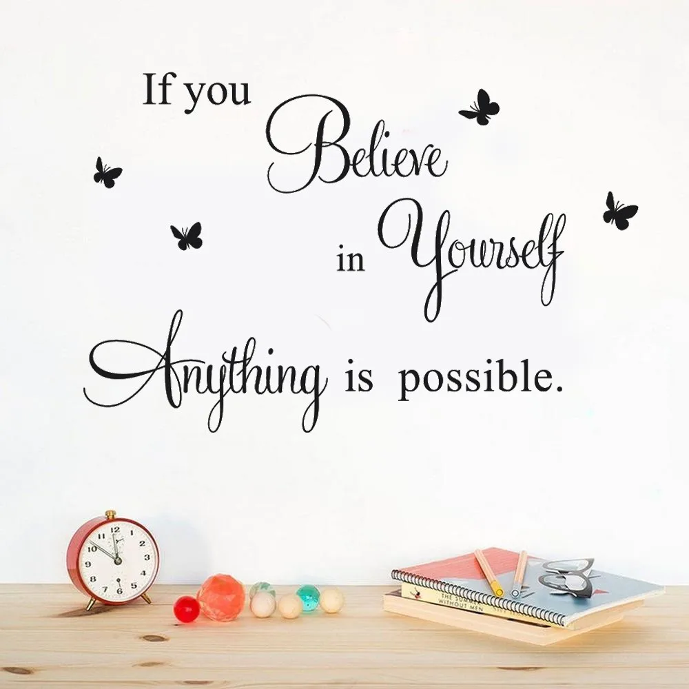 Если вы верите настенные наклейки для детских комнат Настенная Наклейка комнаты