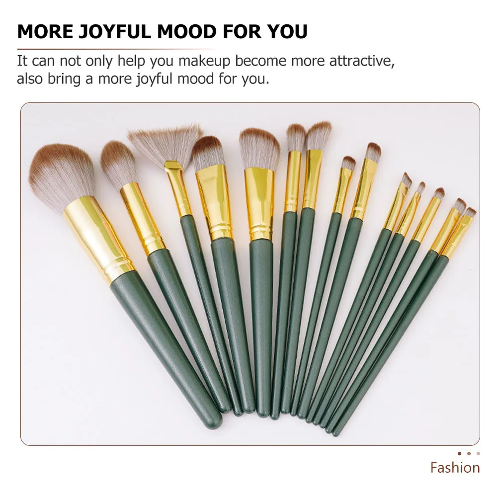 

14Pcs Professional Makeup Brush Eyeshadow Liquid Foundation Brush Beauty Supply