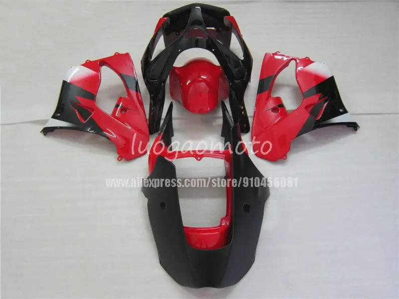 

Body kits Injection fairings kit For red black KAWASAKI zx9r Fairing kits ZX900CC ZX9R 02 03 2002 2003 ZX-9R 2000 2001 bodywork