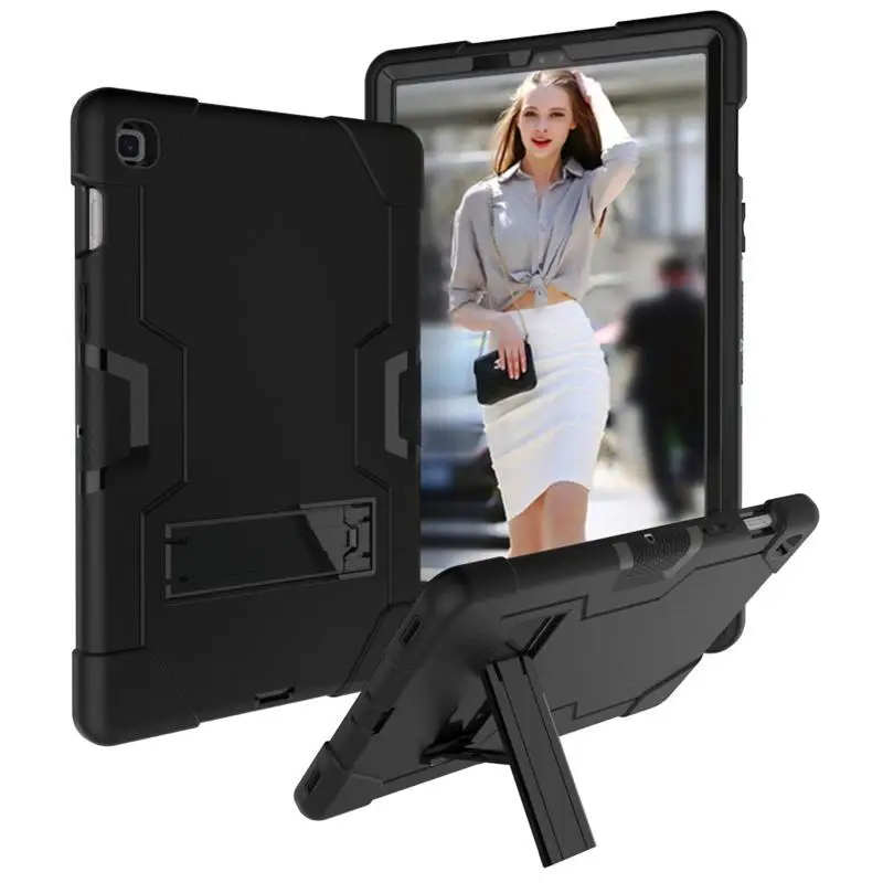 

Case for Samsung Galaxy Tab S5E 10.5 2019 T720 T725 SM-T720 SM-T725 Kids Cover Heavy Duty Shockproof Hybrid Funda with Kickstand