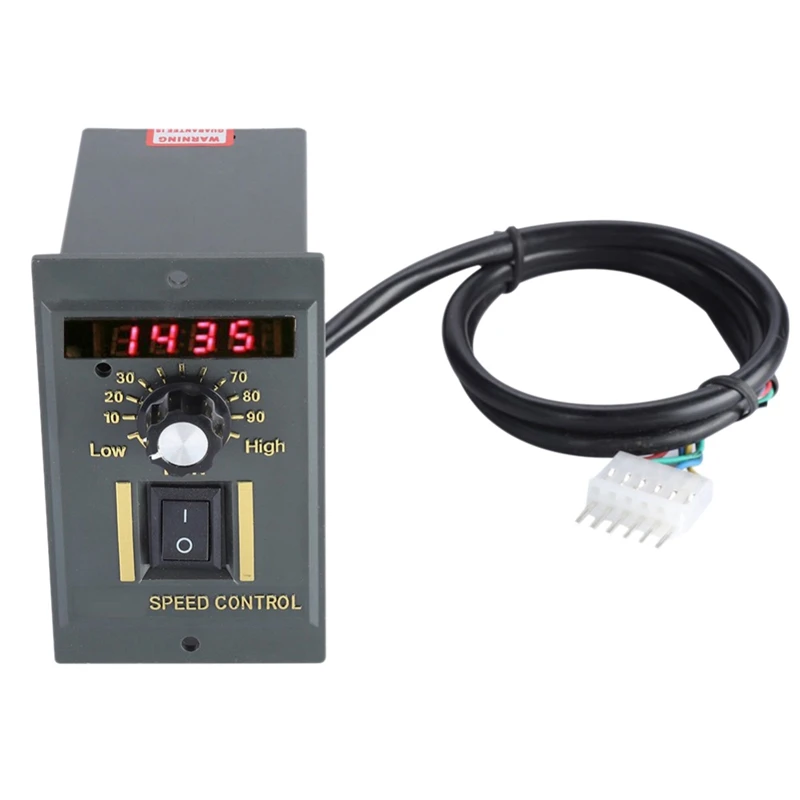 

Ac 220V контроллер скорости двигателя 50Hz 250W цифровой Регулируемый бесступенчатый контроллер скорости двигателя Plc 0-1450Rpm регулятор скорости