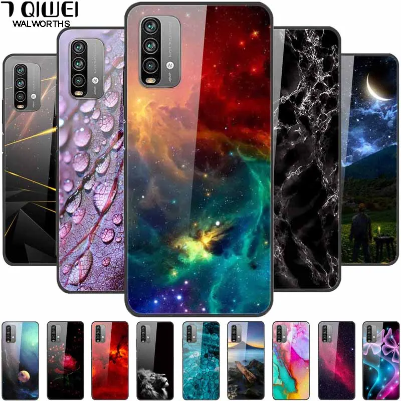 Крутой чехол для Xiaomi Redmi 9 T из закаленного стекла твердая задняя крышка Redmi9T J19S
