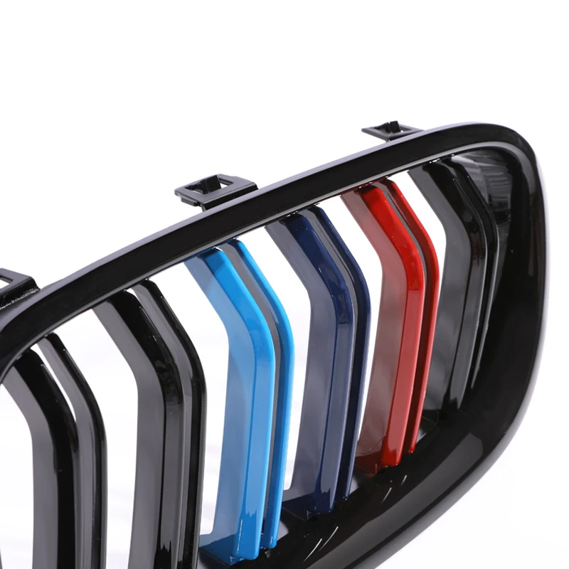 Двойная глянцевая черная передняя решетка для BMW 3 серии F30 F31 F35 2012-2019 одна M3 |