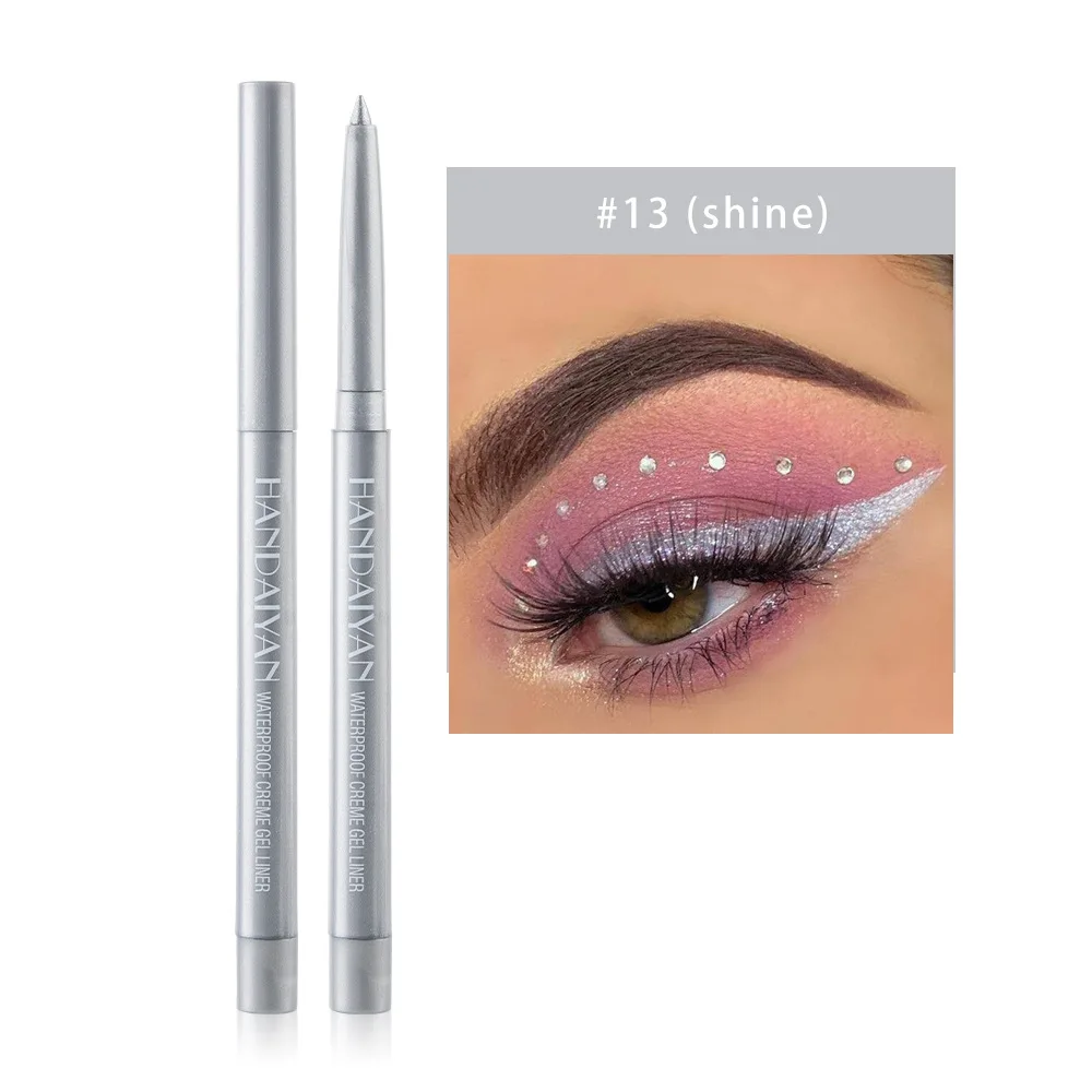 

HANDAIYAN 20pcs Waterproof Eyeliner Pen Set Long Lasting Fast-dry Blue White Green Colorful Eye Liner Gel Pencil Makeup Cosmetic