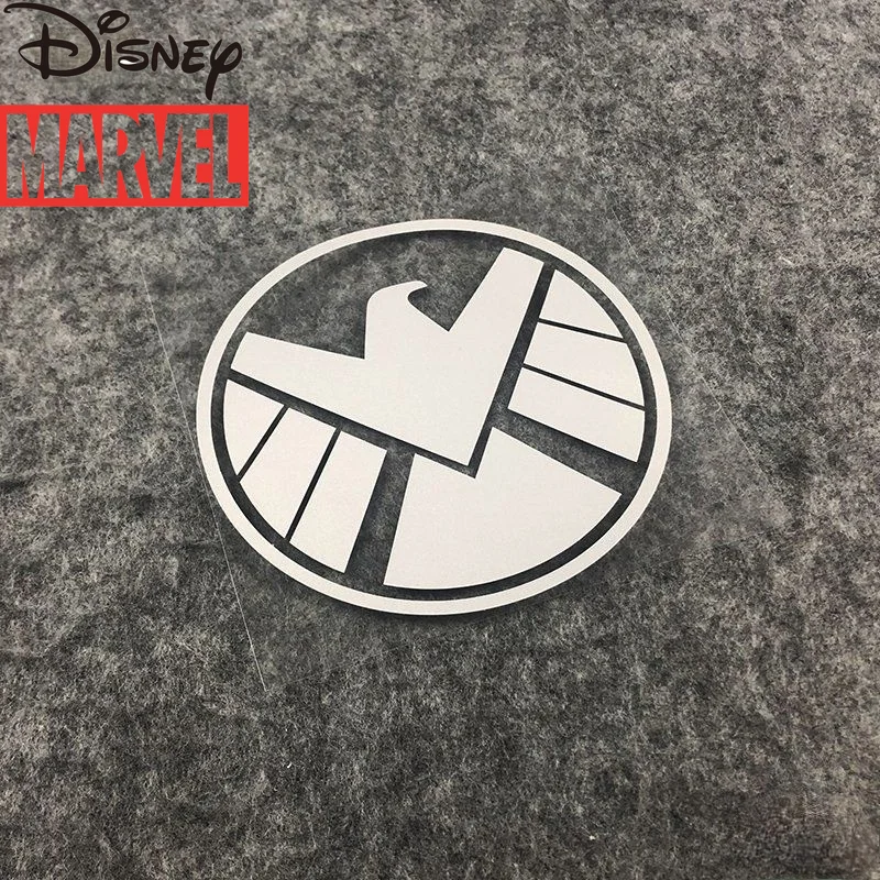 

Disney Marvel Cartoon S.H.I.E.L.D. Car Modification Reflective Sticker Car Logo Car Sticker Anti-friction Car Decoration Sticker