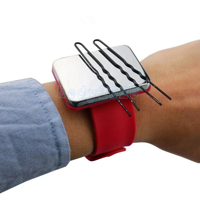 

50pcs Professional Salon Magnetic Bracelet Wrist Band Strap Belt Hair Holder Hair Accessories Barber Hairdressing Styling Tools
