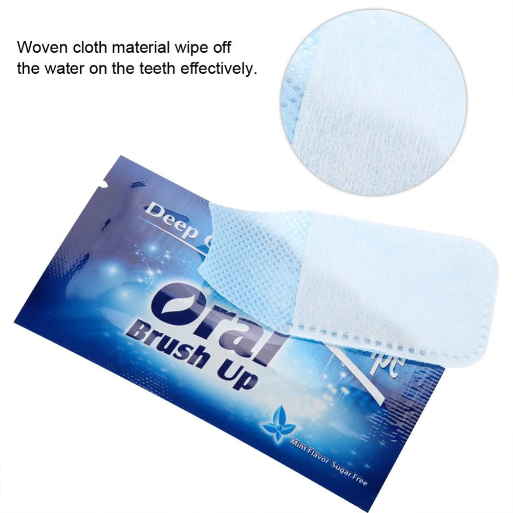 

50pcs Advanced Teeth Whitening Strips Stain Removal For Oral Hygiene Clean Double Elastic Dental Bleaching Strip