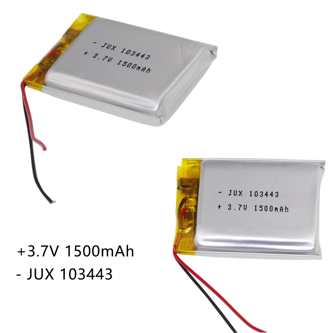 

New 3.7V 103443 1500mAh Lithium Polymer Rechargeable Battery Cells Power For Game Machine MP3 MP5 Lithium Battery GPS Navigator
