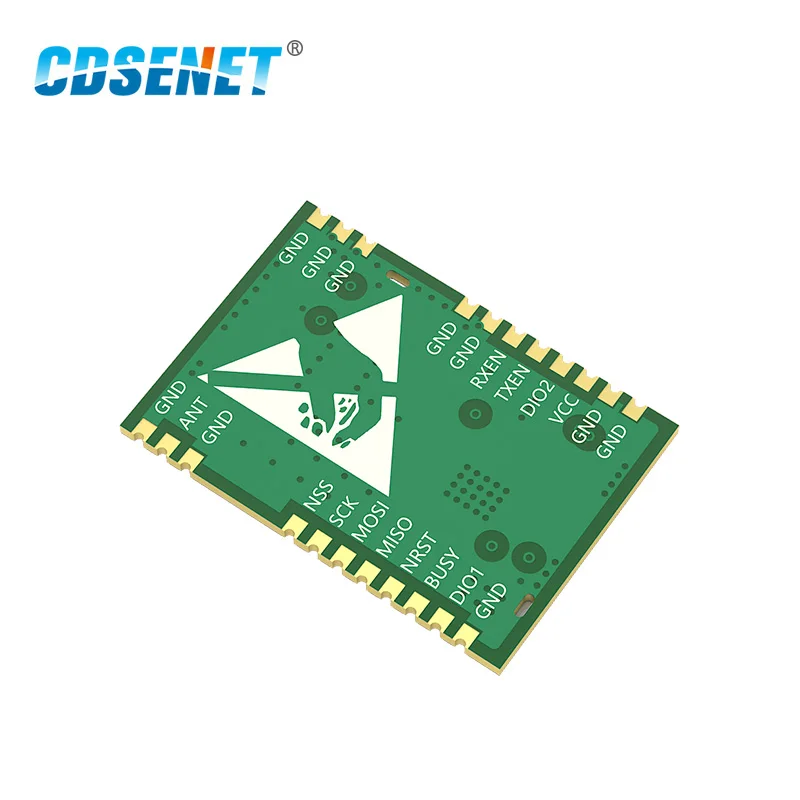 Беспроводной радиочастотный модуль SX1262 LoRa 868 МГц 915 GFSK SMD CDSENET дальность 7 км