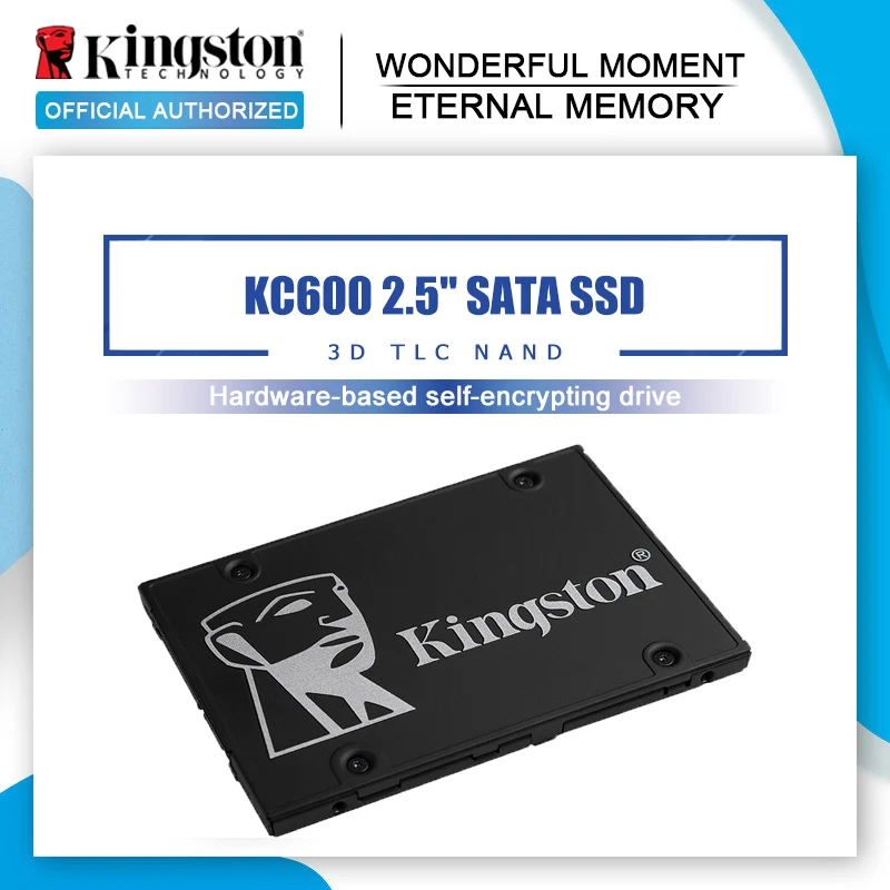 SSD накопитель Kingston Digital KC600 256/512 ГБ SATA 3 2 5 дюйма|Внутренние твердотельные